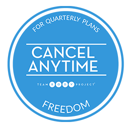 cancel anytime queaterly blue